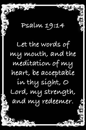 Psalm 19 14 8BW